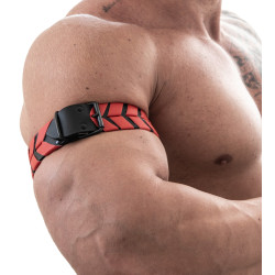 Sparta's Harness Brassard Katerpillar Noir-Rouge